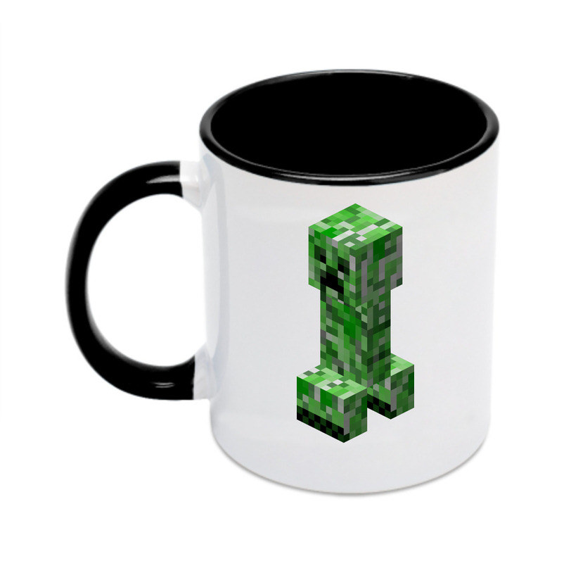 （画像用） マインクラフト ブロックの世界 Minecraft MC Block world カラーマグカップ