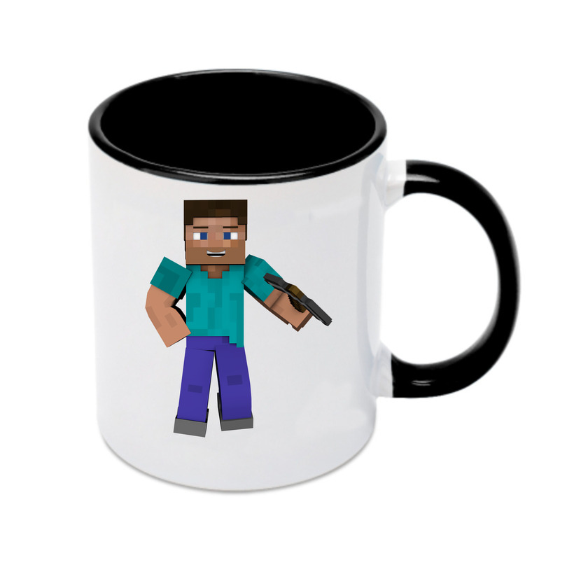 （画像用） マインクラフト ブロックの世界 Minecraft MC Block world カラーマグカップ