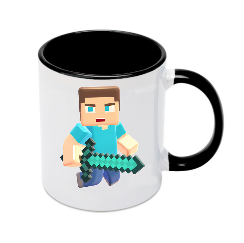（画像用） マインクラフト ブロックの世界 Minecraft MC Block world カラーマグカップ