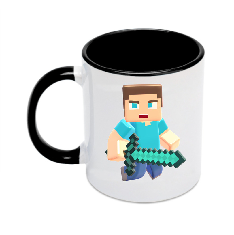 （画像用） マインクラフト ブロックの世界 Minecraft MC Block world カラーマグカップ