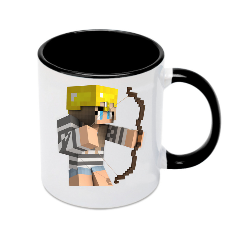 （画像用） マインクラフト ブロックの世界 Minecraft MC Block world カラーマグカップ