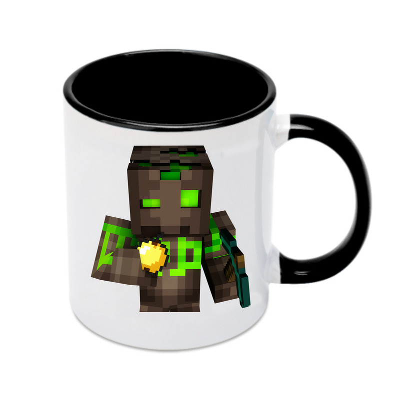 （画像用） マインクラフト ブロックの世界 Minecraft MC Block world カラーマグカップ