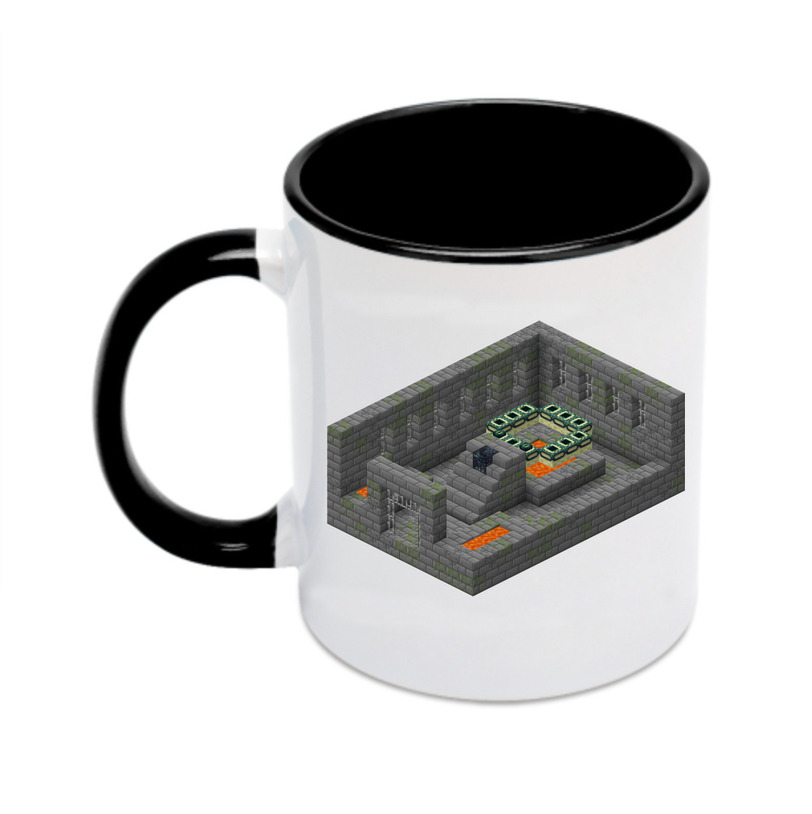 （画像用） マインクラフト ブロックの世界 Minecraft MC Block world カラーマグカップ
