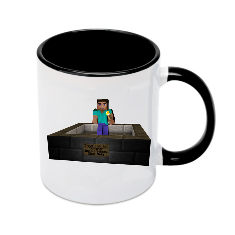 （画像用） マインクラフト ブロックの世界 Minecraft MC Block world カラーマグカップ