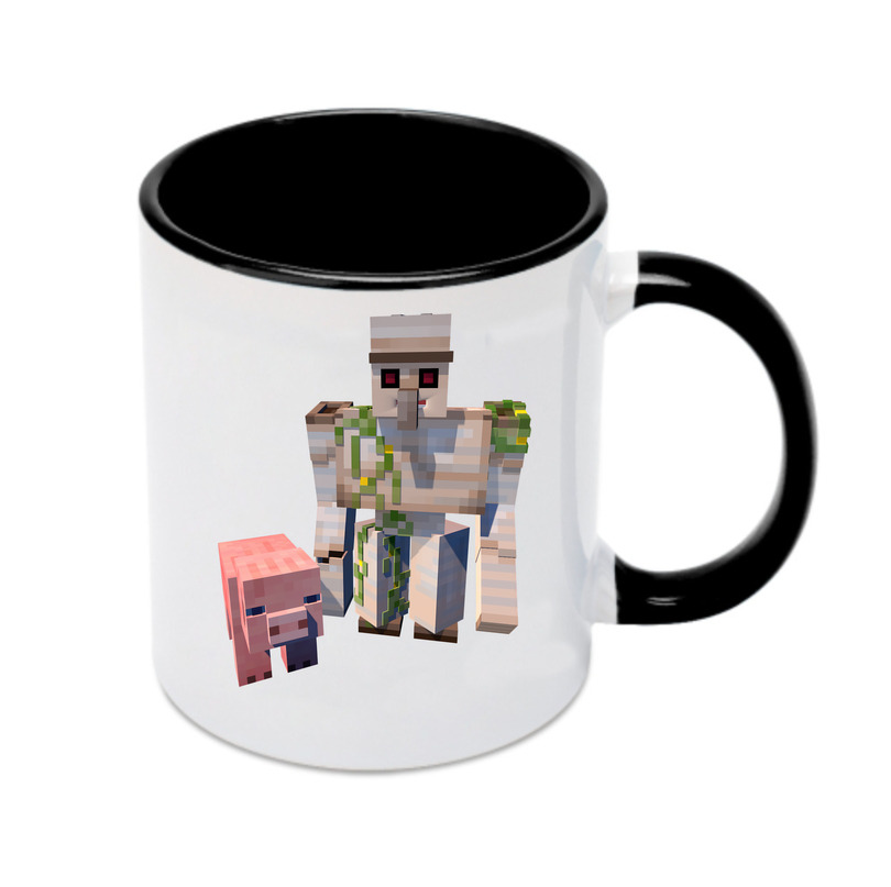 （画像用） マインクラフト ブロックの世界 Minecraft MC Block world カラーマグカップ