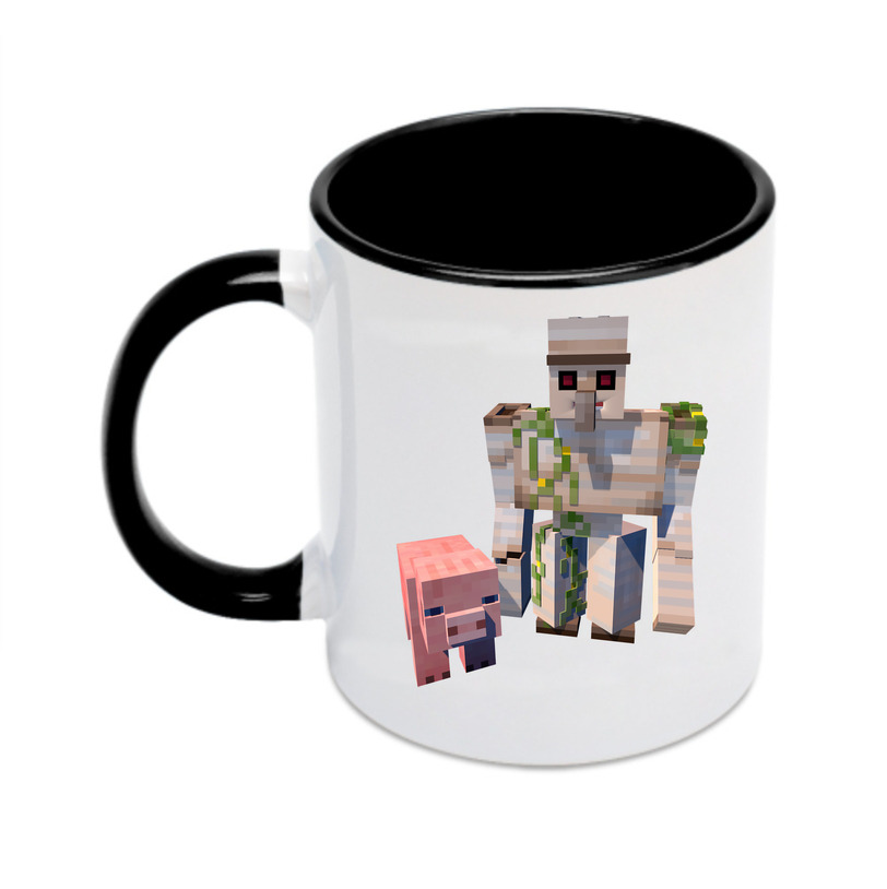 （画像用） マインクラフト ブロックの世界 Minecraft MC Block world カラーマグカップ