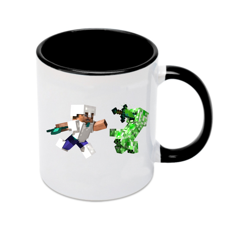 （画像用） マインクラフト ブロックの世界 Minecraft MC Block world カラーマグカップ