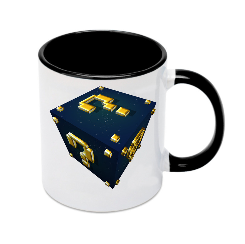 （画像用） マインクラフト ブロックの世界 Minecraft MC Block world カラーマグカップ