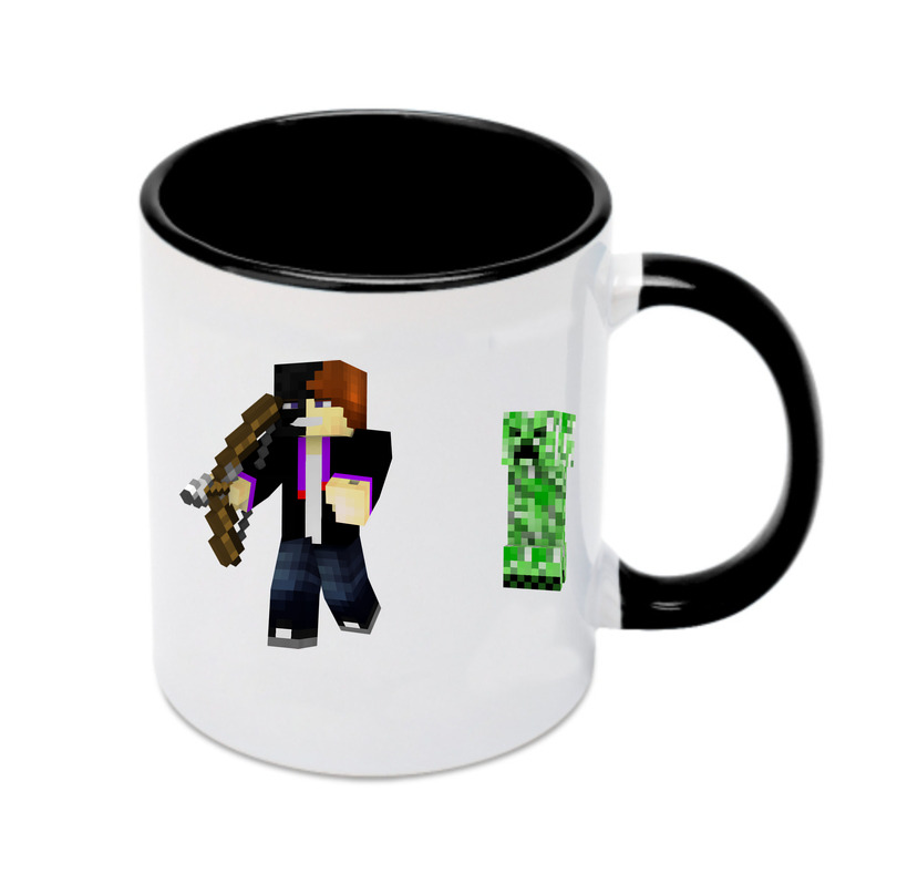 （画像用） マインクラフト ブロックの世界 Minecraft MC Block world カラーマグカップ