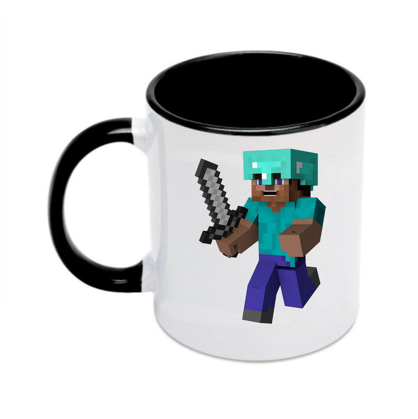 （画像用） マインクラフト ブロックの世界 Minecraft MC Block world カラーマグカップ