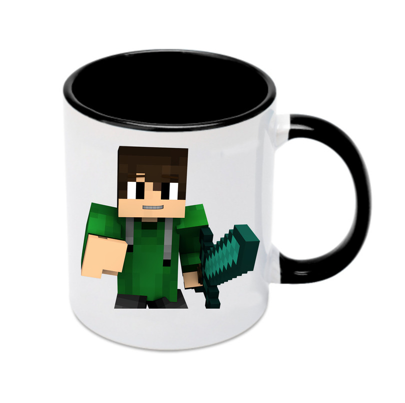 （画像用） マインクラフト ブロックの世界 Minecraft MC Block world カラーマグカップ