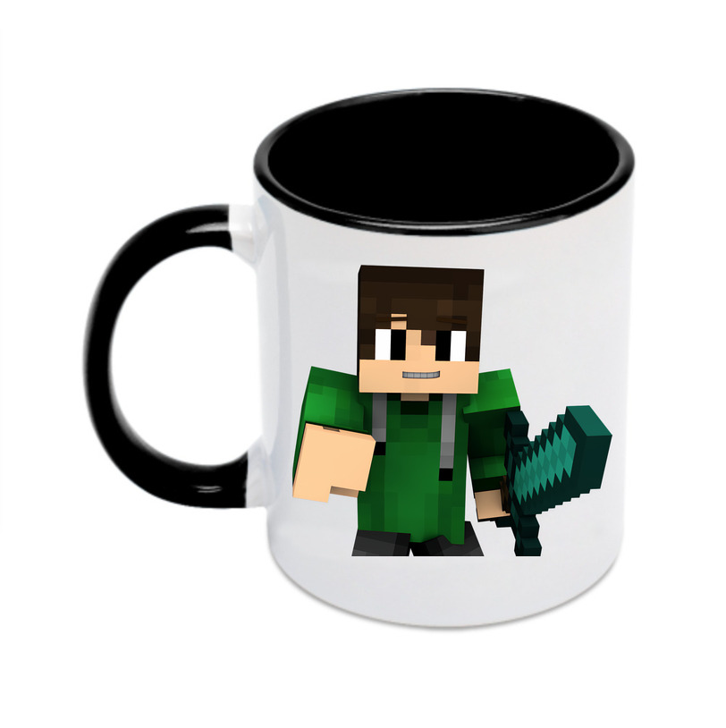 （画像用） マインクラフト ブロックの世界 Minecraft MC Block world カラーマグカップ