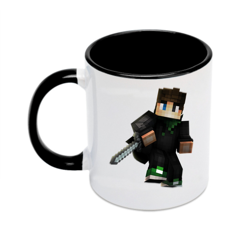 （画像用） マインクラフト ブロックの世界 Minecraft MC Block world カラーマグカップ