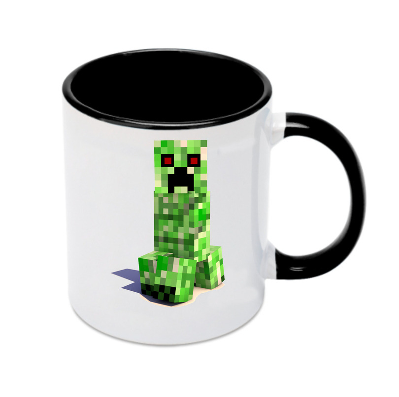 （画像用） マインクラフト ブロックの世界 Minecraft MC Block world カラーマグカップ