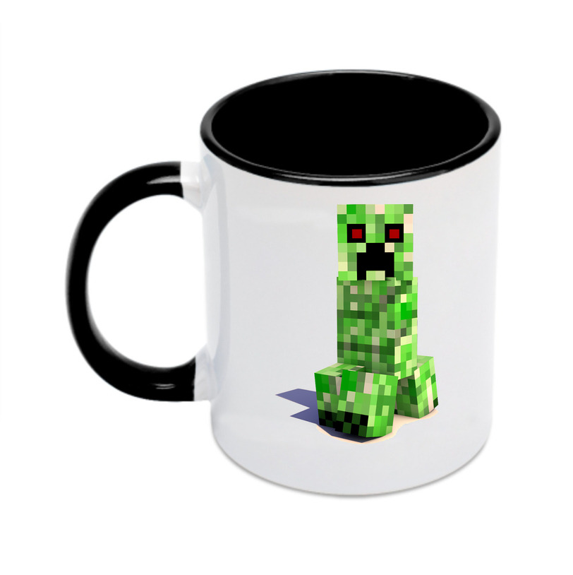 （画像用） マインクラフト ブロックの世界 Minecraft MC Block world カラーマグカップ