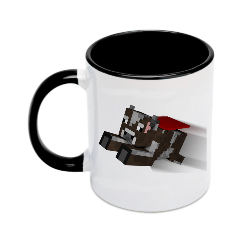 （画像用） マインクラフト ブロックの世界 Minecraft MC Block world カラーマグカップ