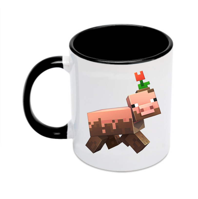 （画像用） マインクラフト ブロックの世界 Minecraft MC Block world カラーマグカップ