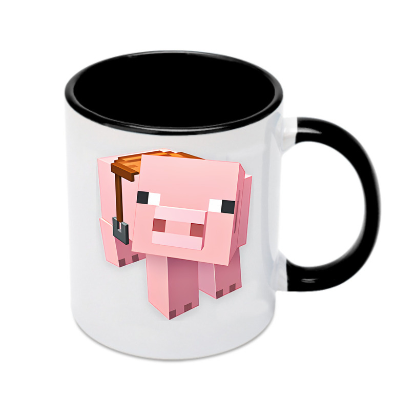 （画像用） マインクラフト ブロックの世界 Minecraft MC Block world カラーマグカップ