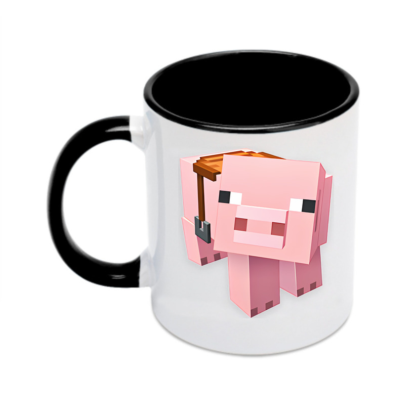 （画像用） マインクラフト ブロックの世界 Minecraft MC Block world カラーマグカップ