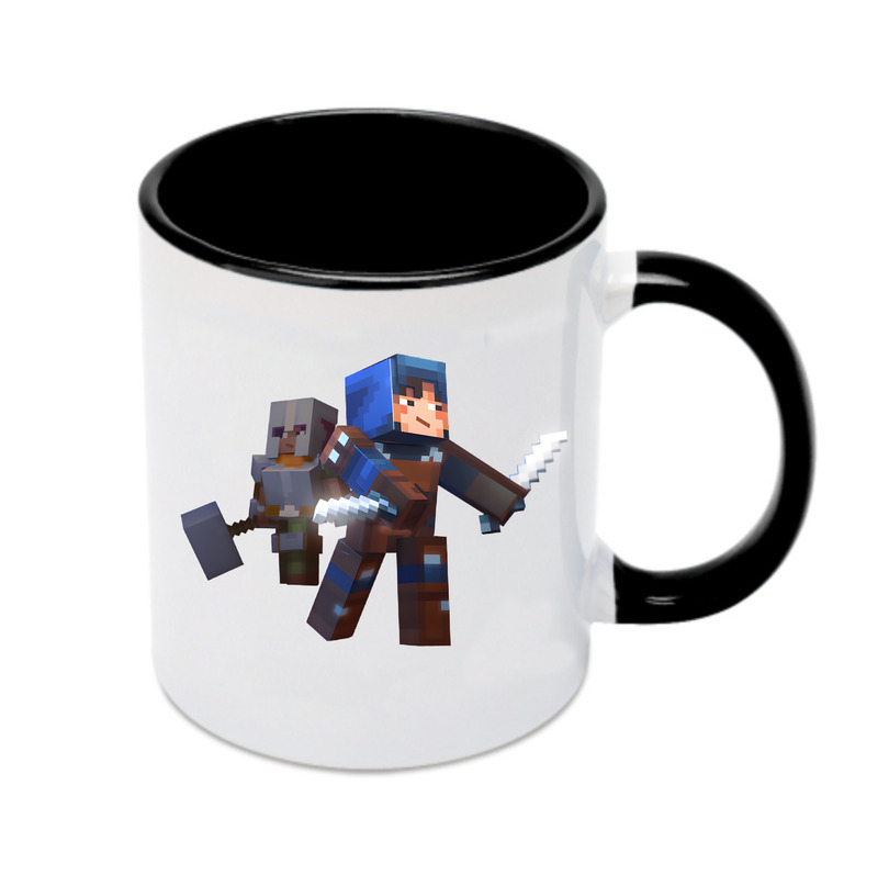 （画像用） マインクラフト ブロックの世界 Minecraft MC Block world カラーマグカップ