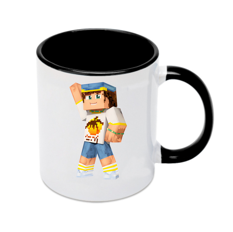 （画像用） マインクラフト ブロックの世界 Minecraft MC Block world カラーマグカップ