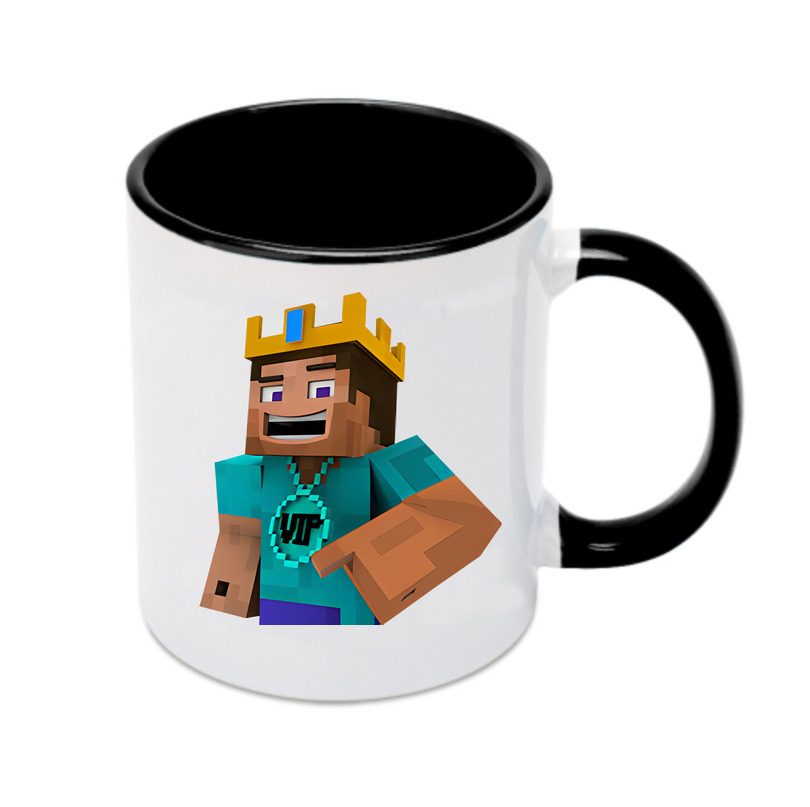 （画像用） マインクラフト ブロックの世界 Minecraft MC Block world カラーマグカップ