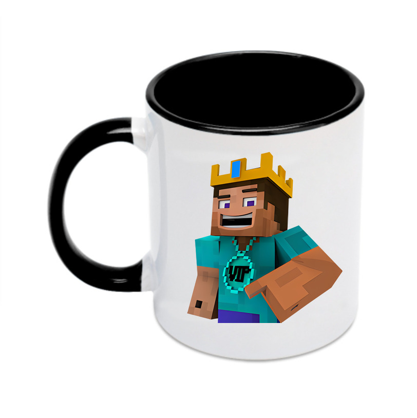 （画像用） マインクラフト ブロックの世界 Minecraft MC Block world カラーマグカップ