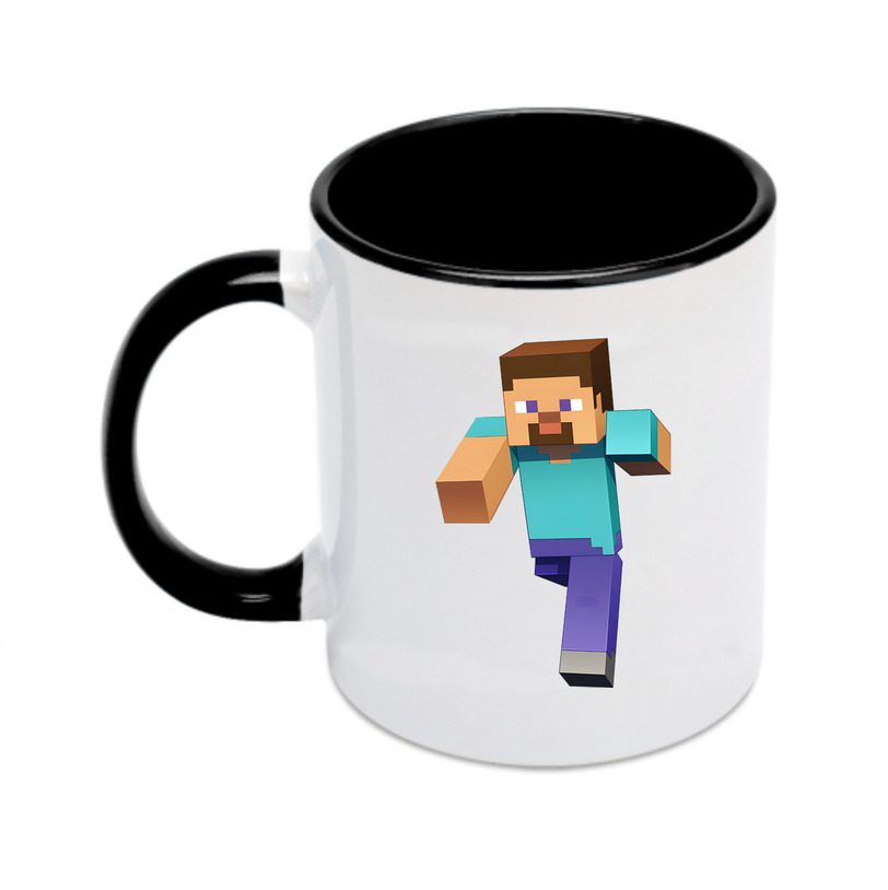 （画像用） マインクラフト ブロックの世界 Minecraft MC Block world カラーマグカップ