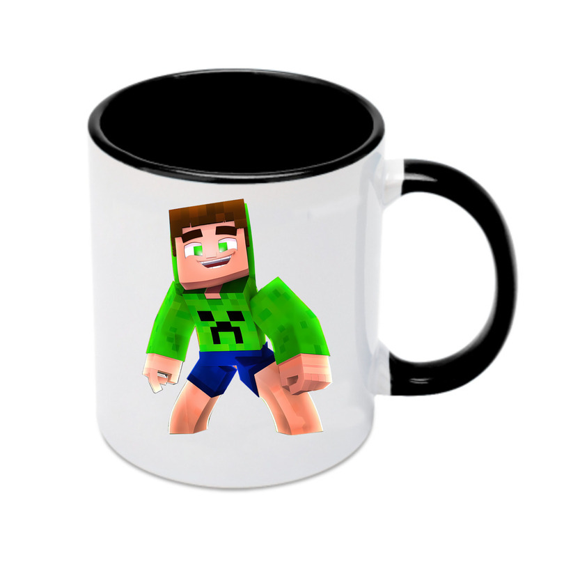 （画像用） マインクラフト ブロックの世界 Minecraft MC Block world カラーマグカップ
