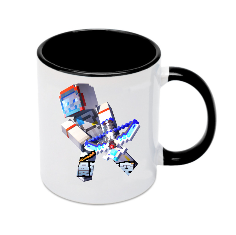（画像用） マインクラフト ブロックの世界 Minecraft MC Block world カラーマグカップ