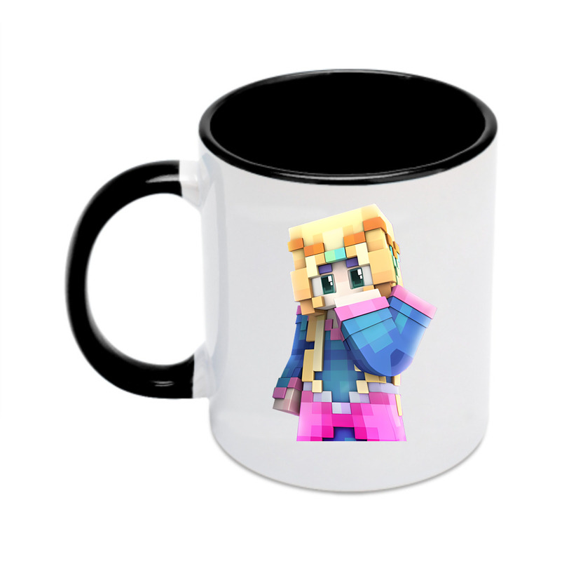 （画像用） マインクラフト ブロックの世界 Minecraft MC Block world カラーマグカップ