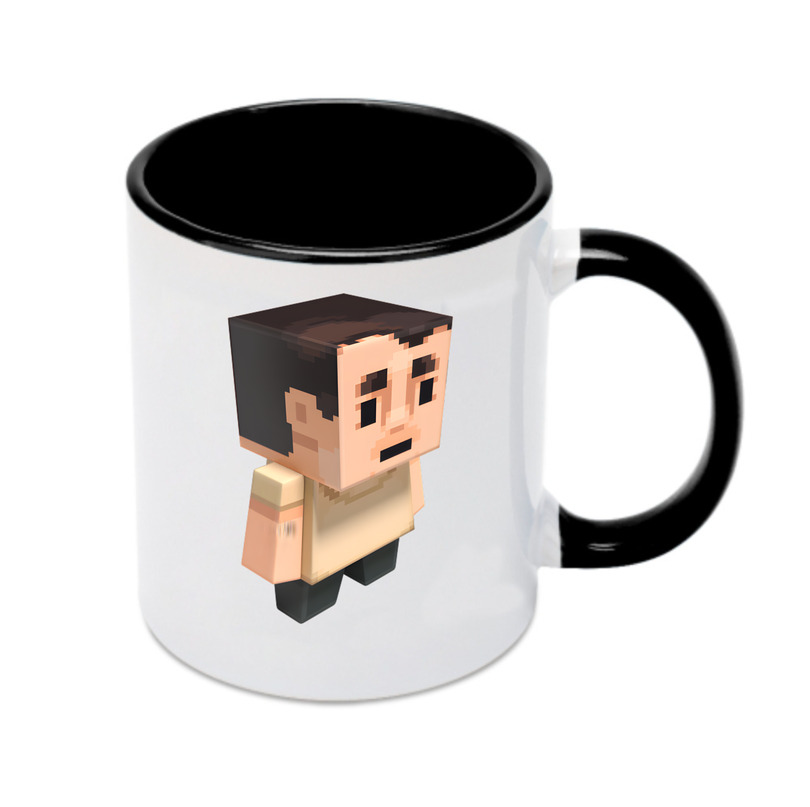 （画像用） マインクラフト ブロックの世界 Minecraft MC Block world カラーマグカップ