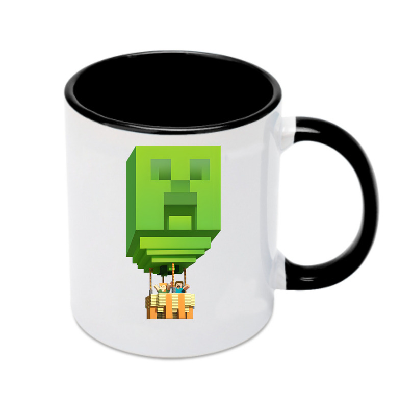 （画像用） マインクラフト ブロックの世界 Minecraft MC Block world カラーマグカップ