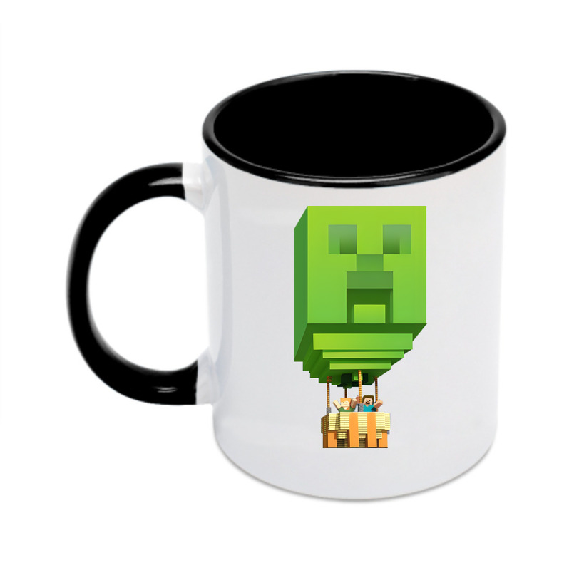 （画像用） マインクラフト ブロックの世界 Minecraft MC Block world カラーマグカップ
