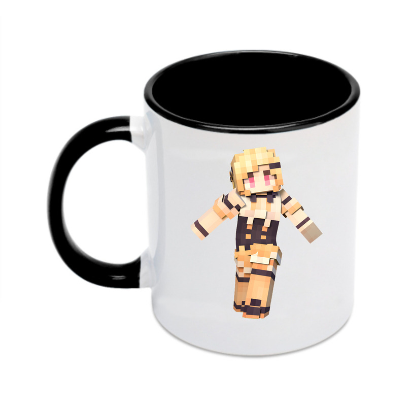 （画像用） マインクラフト ブロックの世界 Minecraft MC Block world カラーマグカップ