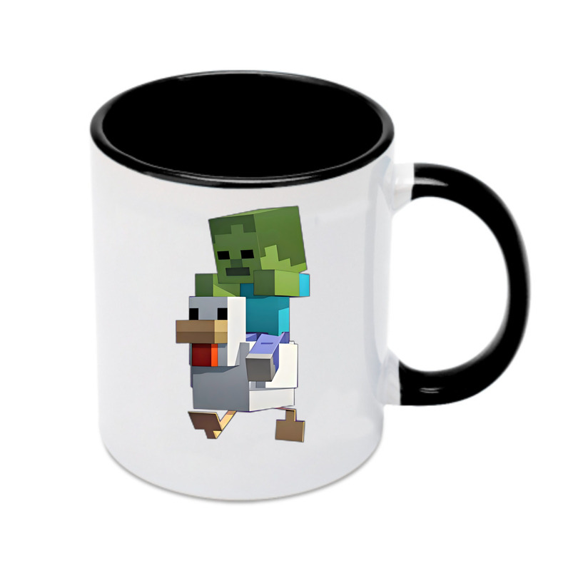 （画像用） マインクラフト ブロックの世界 Minecraft MC Block world カラーマグカップ