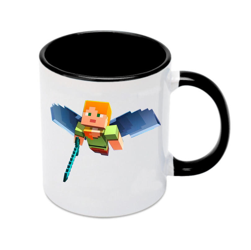 （画像用） マインクラフト ブロックの世界 Minecraft MC Block world カラーマグカップ