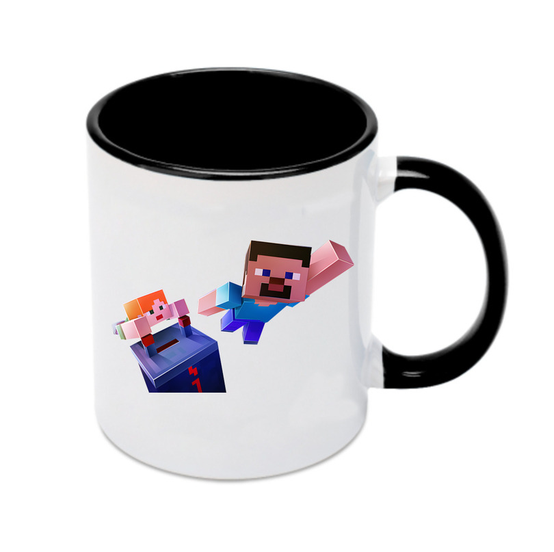 （画像用） マインクラフト ブロックの世界 Minecraft MC Block world カラーマグカップ