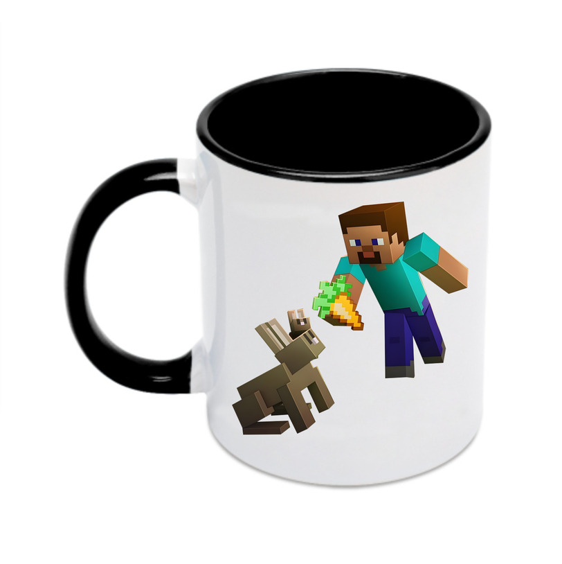 （画像用） マインクラフト ブロックの世界 Minecraft MC Block world カラーマグカップ