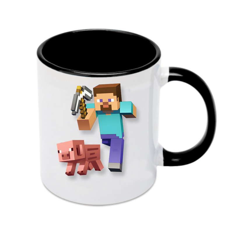 （画像用） マインクラフト ブロックの世界 Minecraft MC Block world カラーマグカップ