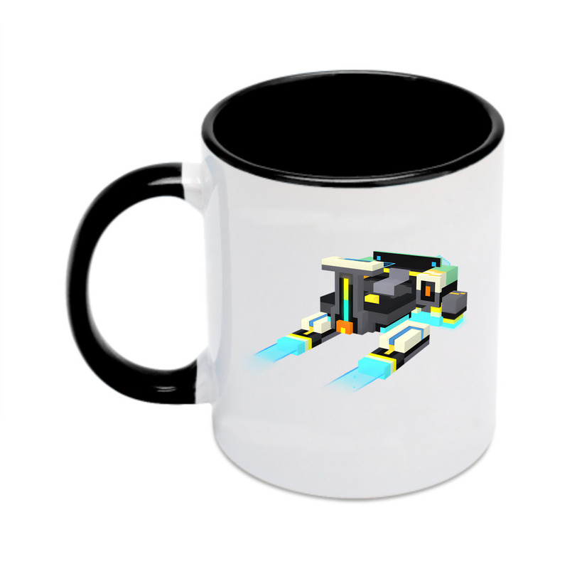 （画像用） マインクラフト ブロックの世界 Minecraft MC Block world カラーマグカップ
