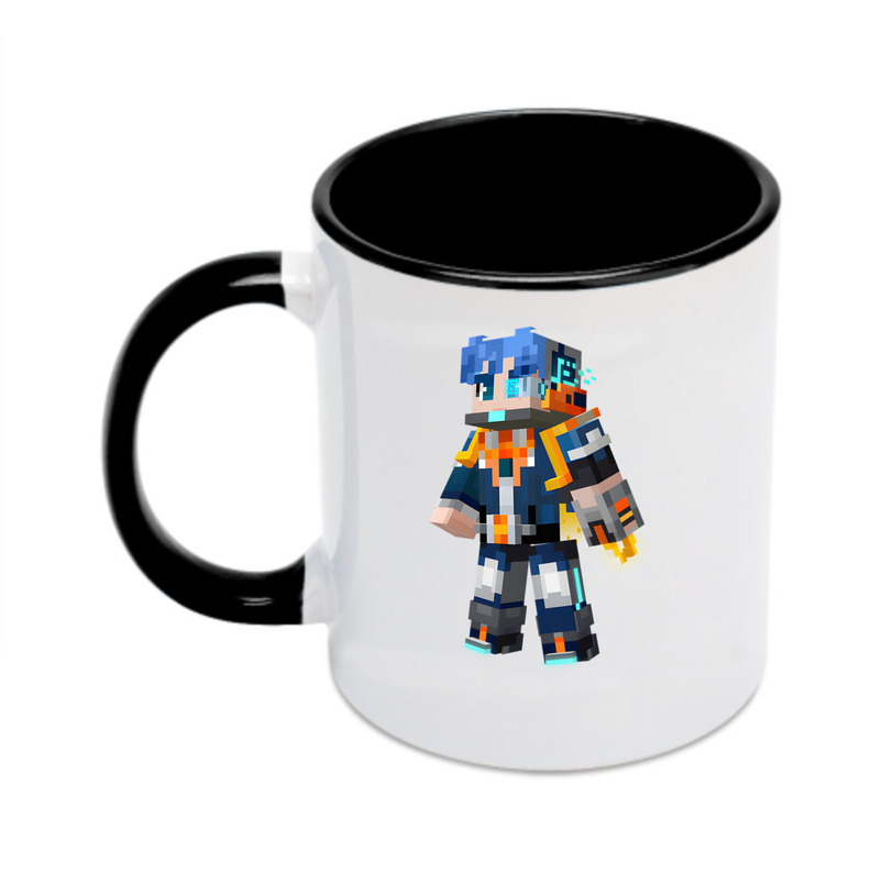 （画像用） マインクラフト ブロックの世界 Minecraft MC Block world カラーマグカップ