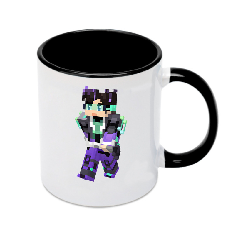 （画像用） マインクラフト ブロックの世界 Minecraft MC Block world カラーマグカップ