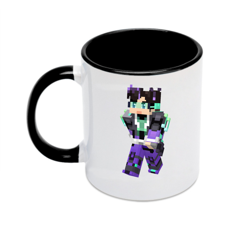（画像用） マインクラフト ブロックの世界 Minecraft MC Block world カラーマグカップ