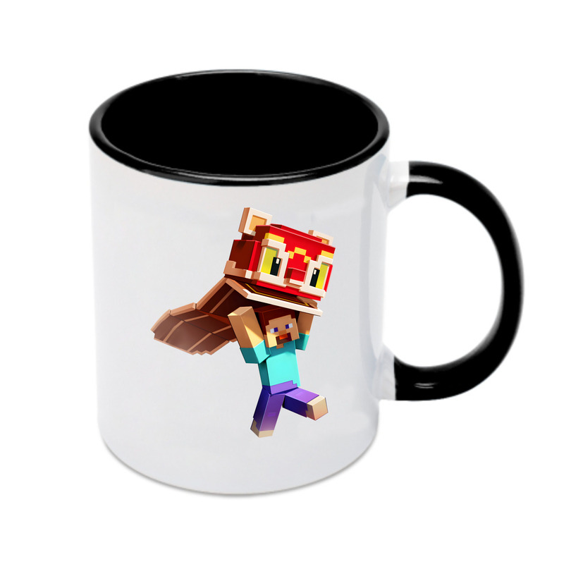 （画像用） マインクラフト ブロックの世界 Minecraft MC Block world カラーマグカップ