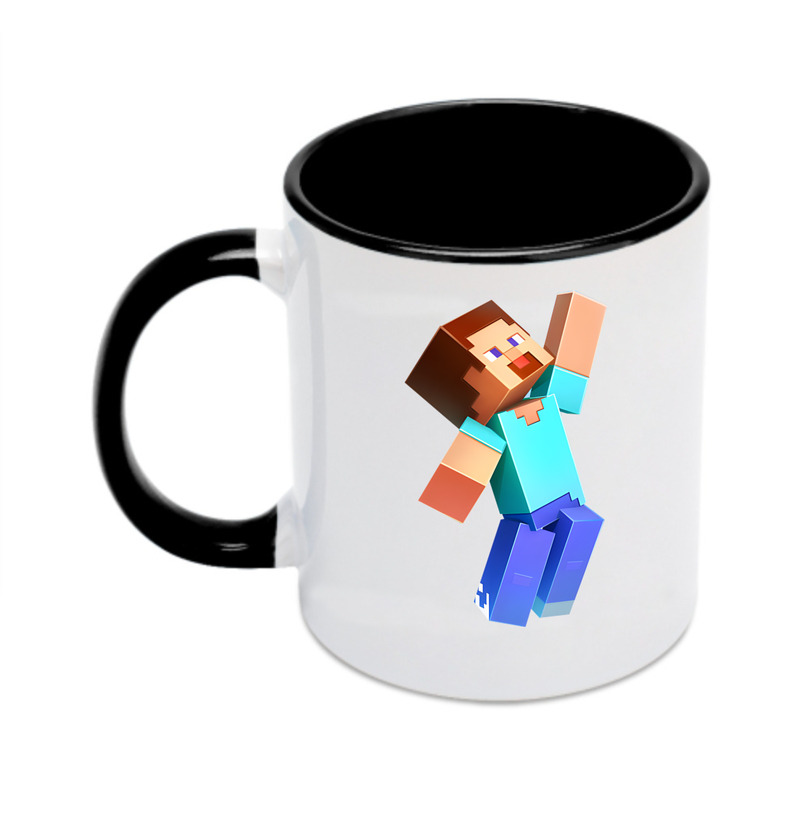 （画像用） マインクラフト ブロックの世界 Minecraft MC Block world カラーマグカップ