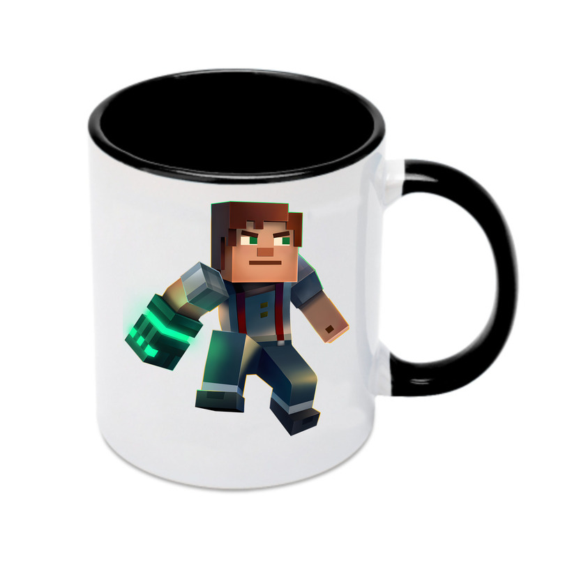 （画像用） マインクラフト ブロックの世界 Minecraft MC Block world カラーマグカップ