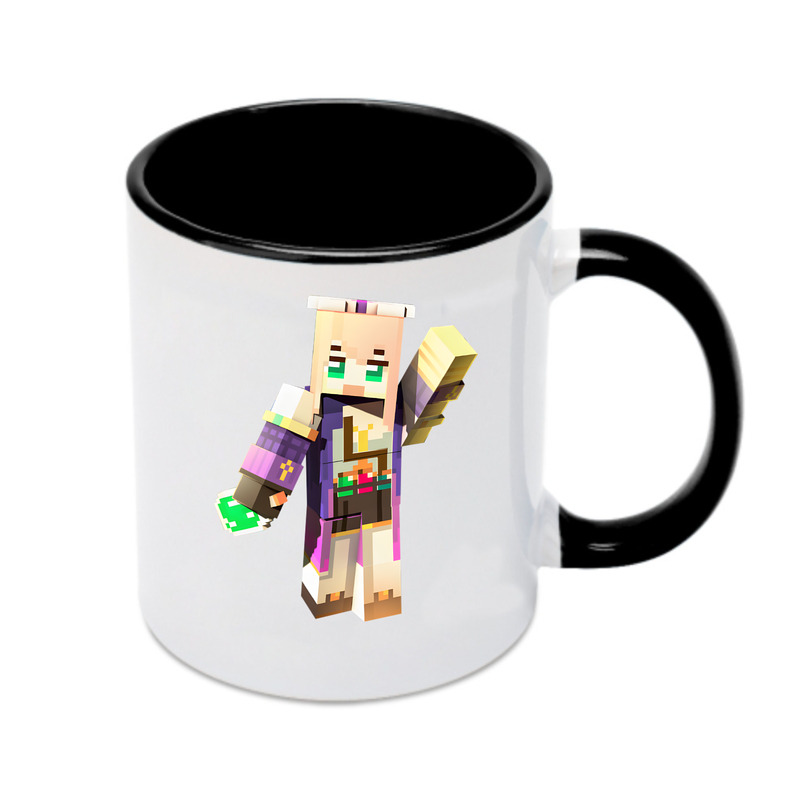 （画像用） マインクラフト ブロックの世界 Minecraft MC Block world カラーマグカップ