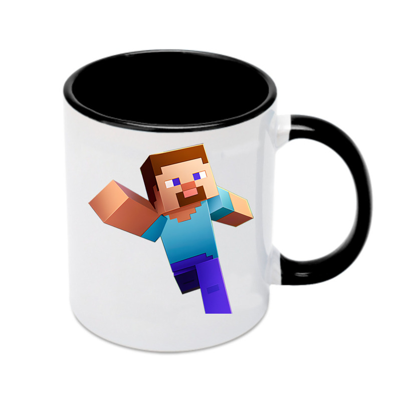 （画像用） マインクラフト ブロックの世界 Minecraft MC Block world カラーマグカップ