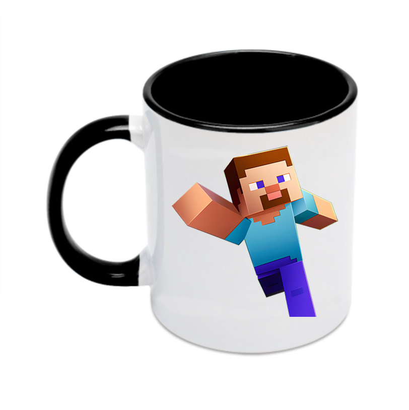 （画像用） マインクラフト ブロックの世界 Minecraft MC Block world カラーマグカップ